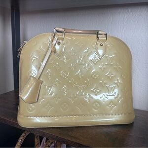 Authentic Louis Vuitton Alma PM Light Yellow Satchel